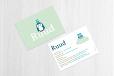 Pinguin met uiltje groen